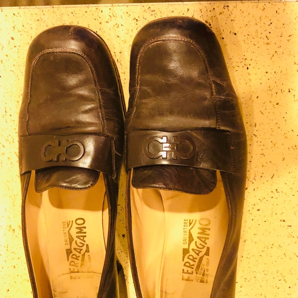 Brown Salvatore Ferragamo Loafers